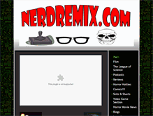 Tablet Screenshot of nerdremix.com
